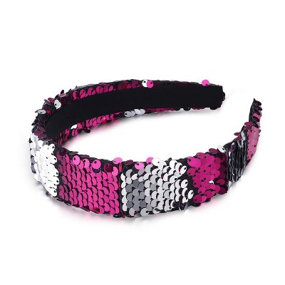 Liv & Ava FLIP SEQUIN HEADBAND Pink