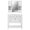 YOOCOZZ ﻿ 36'' Bathroom Vanity with Top Sink,2 Soft Closing Doors and 6 Drawers,Mirror Cabinet with Towels Bar - 2 of 4