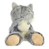 Aurora Medium Winter Wolf Flopsie Adorable Stuffed Animal Gray 12" - 4 of 4