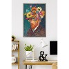 Trends International Reinders: Master Twist - Van Gogh Self Portrait Flowers Framed Wall Poster Prints Barnwood Framed Version 22.375" x 34" - 2 of 4