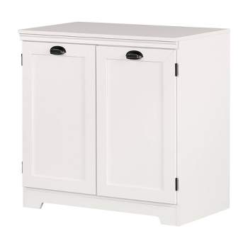 2 Door Farnel Storage Cabinet Pure White - South Shore