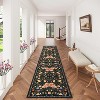 coucheta Multi-size Farmhouse Area Rugs for Living Room, Washable Foldable Ultra-Thin Carpet with Non-Slip Backing, for Bedroom, Dining Room, Office - 2 of 4