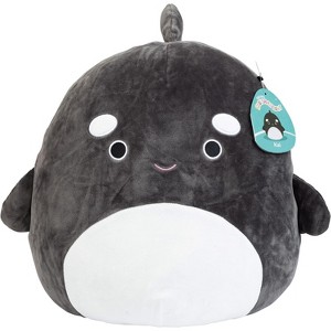 Squishmallows Large 14" Kai The Orca - Official Kellytoy Plush - Soft and Squishy Plush Toy - Great Gift for Kids - 1 of 3