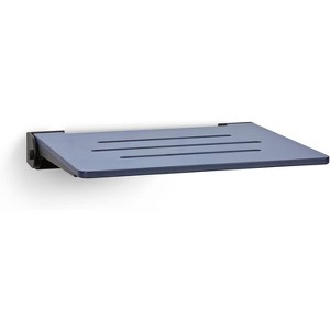 Seachrome 18 inch Silhouette SlimLine Folding Wall Mount Shower Bench Seat - 1 of 1
