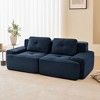 PexFix Modern L-Shaped Modular Sectional Sofa for Living Room Corduroy Fabric 2-Seater Couch with Deep Seat Pearl-like piping Anti-slip - 2 of 4