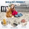 Non Slip Runner Rugs Vintage Washable Low Pile Carpet for Living Room & Bedroom - 4 of 4