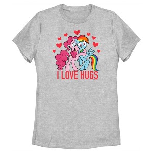 Women's My Little Pony: Friendship is Magic I Love Hugs T-Shirt - 1 of 4