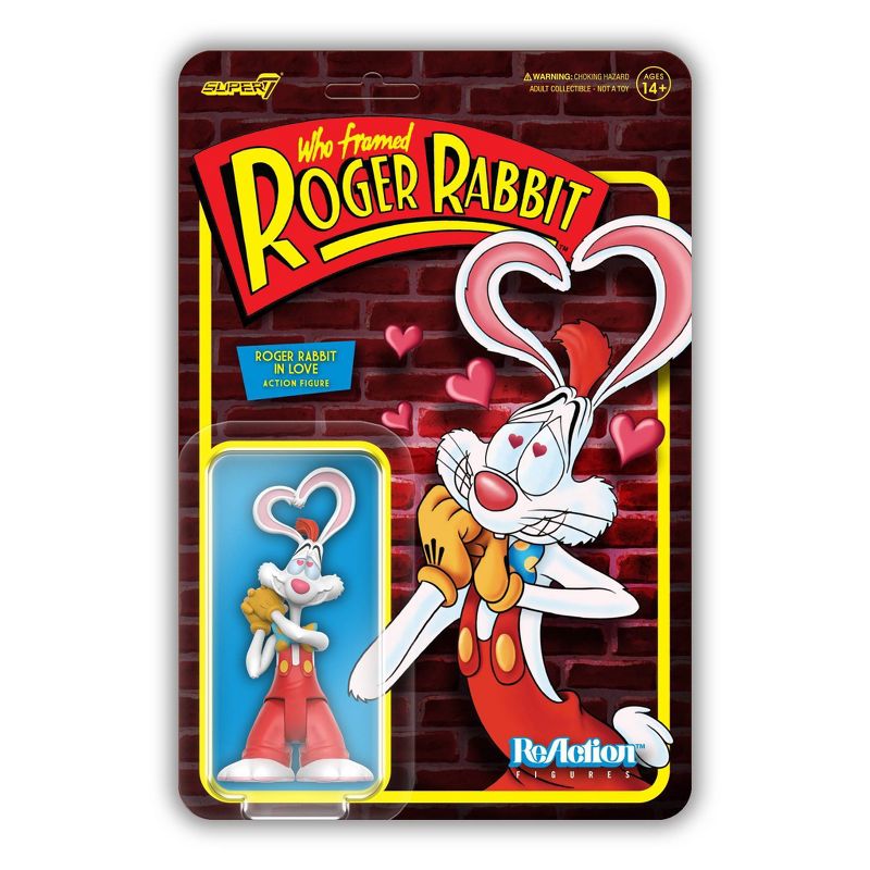 Super 7 Who Framed Roger Rabbit ReAction Roger Rabbit In Love Action Figure, 3 of 6