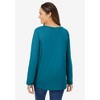 Woman Within Perfect Long-Sleeve V-Neck Tee - 3 of 4
