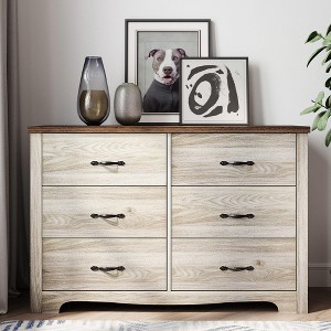 Drawers Dresser for Bedroom, Wood Bedroom Dresser Modern Drawer Chest - 1 of 4