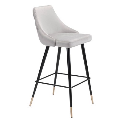 29.5" Luxe Velvet Barstool - ZM Home