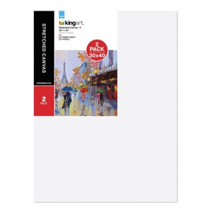 KINGART Stretched Canvas 30x40 2 pc - 1 of 4