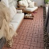 KTMBDW Plastic Interlocking Deck Tiles, 44 Pack , 12"x12" Waterproof Outdoor Flooring All Weather Use, Patio Floor Decking Tiles for Porch Backyard - 2 of 4