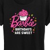Women's - Barbie - Birthdays Are Sweet Short Sleeve Graphic T-Shirt - 2 of 4