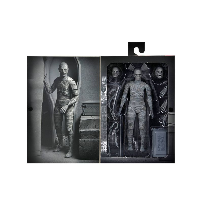 NECA Universal Monsters  Ultimate Mummy Black and White 7&#34; Scale Action Figure, 2 of 7