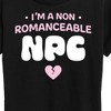 Women's - Instant Message - Non Romanceable NPC Short Sleeve Graphic T-Shirt - 2 of 4