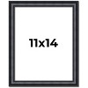 PosterPalooza | Photo Size Linear Black Picture Frame - UV Acrylic, Foam Board Backing, Hanging Hardware - 2 of 4