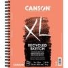 Canson XL Series Sketch Pad, Recycled, Side Wire Binding, 100 Sheet, 9x12 inch, Pack of 2 - 2 of 4