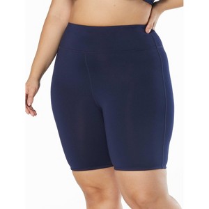 Beach House Sport Plus Size Pace High Waist Biker Short - 1 of 2