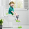 Toddler Potty Training Seat with Step Stool Ladder - Anti-Slip Pads, Adjustable Height Legs & Handles for Boys/Girls, Non-Slip Wide Step - 2 of 4