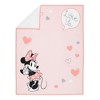Lambs & Ivy MINNIE MOUSE Picture Perfect Baby Blanket - Pink, Animals, Disney - 3 of 4