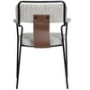 Zuo Couva Dining Chair (Set of 2) Gray Tweed - 4 of 4