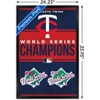 Trends International MLB Minnesota Twins - Champions 23 Framed Wall Poster Prints - 3 of 4
