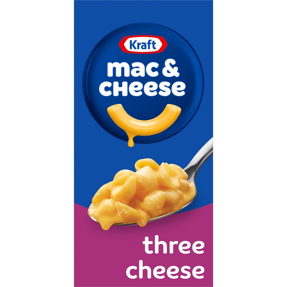 UPC 021000653218 product image for Kraft Three Cheese Mac and Cheese Dinner with Mini-Shell Pasta - 7.25oz | upcitemdb.com