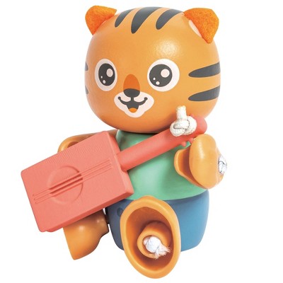 Milo & Melody Eco-Friendly Tiger Figurines with Upcycled Instruments