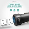 iHome Dual USB-A Car Charger, 3.4A Fast Charging, Charges 2 Devices, Universal Car Accessory - 2 of 4