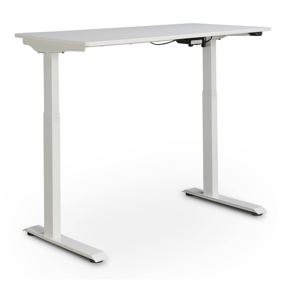 Photos - Office Desk Ergo Electric Height Adjustable Standing Desk White - True Seating