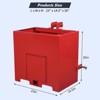Tractor Ballast Box, 3-Point Hitch Counterweight for Loader Stability and Traction - 2 of 4