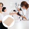 Unique Bargains Manicure Nail Groove Cleaning Stick Wood Color 100pcs - 2 of 4