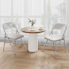 Folding Chairs Set of 4 - Metal Chairs, Hold Up to 350 Pounds, Foldable for Outside & Indoor Use - 2 of 4