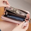 BEAFUP Women’s Wallet,RFID Blocking Wallet with Double Zipper & 12+ Card Slots - Large Capacity Travel Purse for Daily Use,and Shopping - 3 of 4