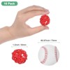 Unique Bargains Wicker Rattan Balls Decorative Orbs Vase Fillers Bowl Fillers for Christmas/DIY Crafts 30mm/1.2 Inch - 2 of 4