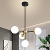 POWLIG 4 - Light Dimmable Globe Chandelier - 2 of 4
