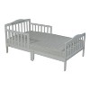 PAGED Toddler Bed Wooden Baby Bed Frame with 4 Side Guardrails and Low Rise Design for Bedroom - 4 of 4