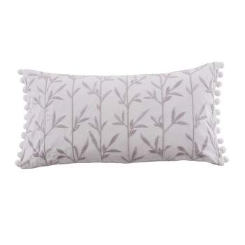 Pippa Leaves Pom Decorative Pillow - Levtex Home