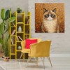 Stupell Industries Grouchy Cat in Classic Style Canvas Art - 3 of 4