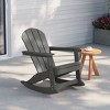 WestinTrends  Outdoor Patio Porch Rocking Adirondack Chair - 2 of 4