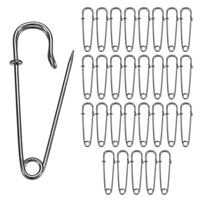 Unique Bargains Durable Sewing Upholstery Spring Lock Blanket Bulk Large Safety Pins 30 Pcs