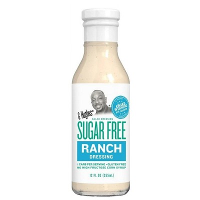 G Hughes Sugar Free Ranch Dressing, 12 oz. (Pack of 2)