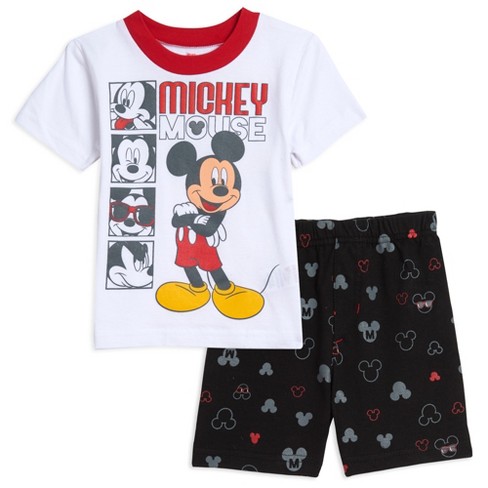 Disney Mickey Mouse Graphic Short Sleeve T-Shirt & Shorts 