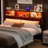 Aheaplus Upholstered Headboard with Storage Bags - 2 of 4