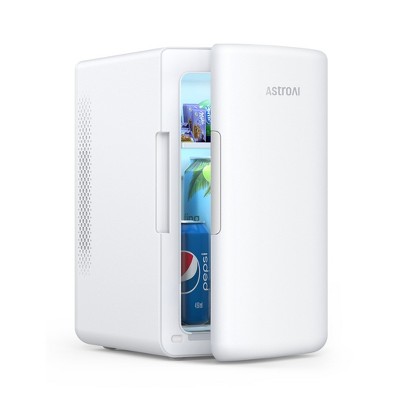 AstroAI 8 Can Mini Fridge 6 Liter Makeup Skincare Refridgerator for Dorm Room, Bedroom