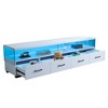 4-Drawer TV Stand for TVs up to 80" with Cabinet Doors, Flat Screen Entertainment Center and Living Room Storage - 4 of 4