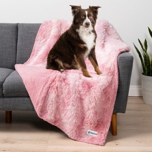 PetAmi Waterproof Pet Blanket Dogs Cats Puppy, Soft Faux Shearling Fur Cover, Leakproof Fleece Fuzzy Plush Reversible - 1 of 4