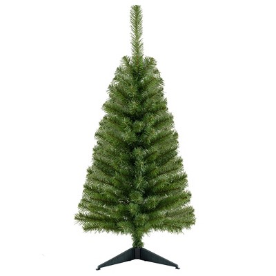 Tangkula 3ft Unlit Artificial Christmas Tree Tabletop with Stand Xmas Tree for Home Festival Decoration