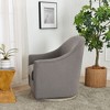 KINWELL 30" Wide Nursery Swivel Glider Chair Upholstered Armchair - 3 of 4
